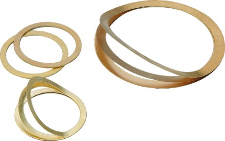 Подвижна шайба DIN 988 42mm X 52mm X 0,5mm месинг UZ33