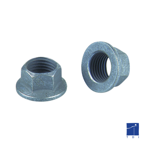 PH105/JM M4 X 0,70 неръждаема стомана MPa със сребърно покритие 5µm SIMLOC® самозаключваща се изцяло метална шестоъгълна основна гайка