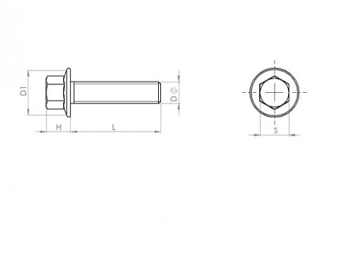 Винтове с шестостенна глава DIN 7500D M4 X0.70X 10mm закалена стомана, бяло поцинкована