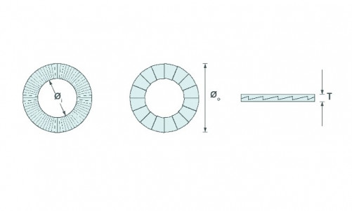 Заключваща шайба (чифт) LARGE SERIES 30mm ( 1