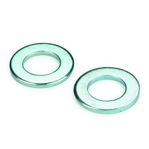 Плоска шайба DIN 125 14mm бяла поцинкована стомана