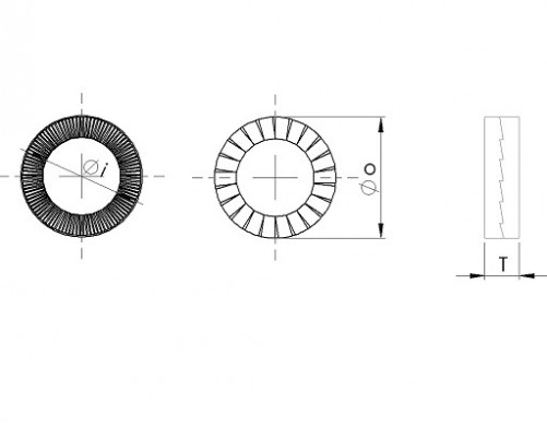 Заключваща шайба (чифт) 10mm AISI 316L NORD-LOCK® неръждаема стомана